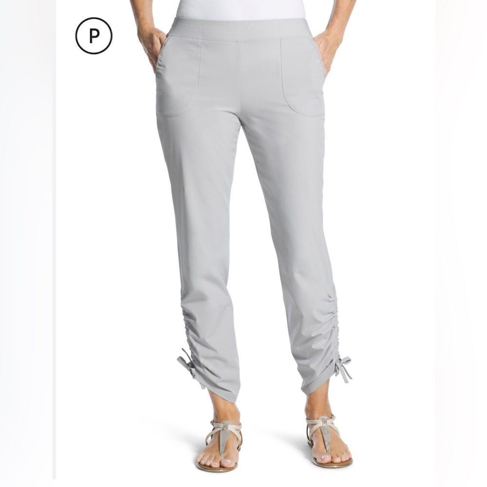 Chicos lightweight grey joggers    Size Med/8